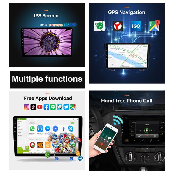 Android Car Radio for Honda CR-V 3 RE CRV 2007-2011 Multimedia Video Player 2 Din Navigation GPS Carplay