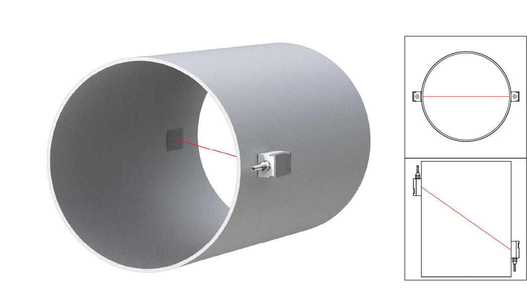 ST501 PT100 Ultrasonic Energy Meter Clamp On Type with Transit Time Flow Measurement Technology for Accurate Monitoring of Liquid Flow Rates