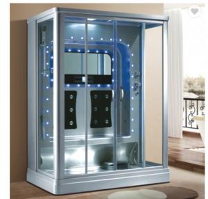 Buy cheap Prefabricated  Bathroom Shower Cabins Tempered Glass Steam Shower Bath Cabin product
