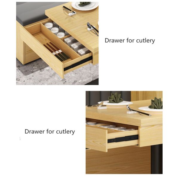 Durable Furniture Bar Lounge Furniture for Restaurant Table and Chairs Restaurant Furniture Booth Seats