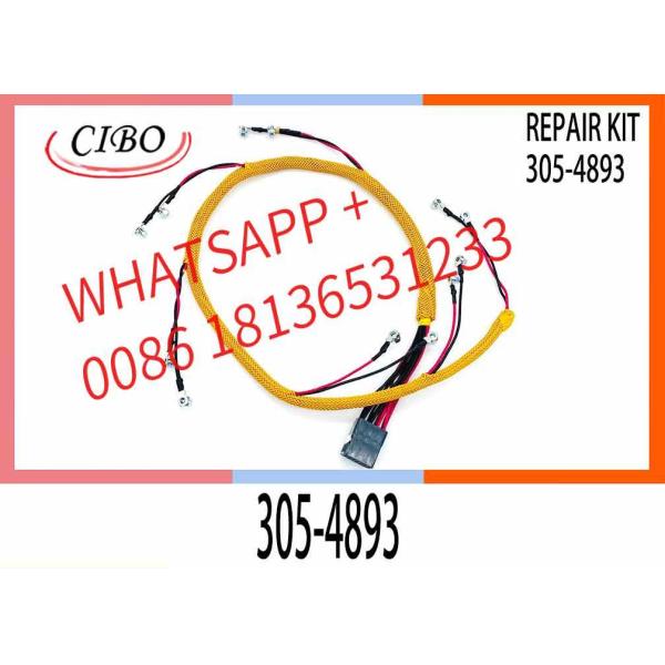 305-4893 296-4617 E320D C6.4 Engine Injector Wiring Harness For Excavator 2964617 3054893 Engine Wire Cable