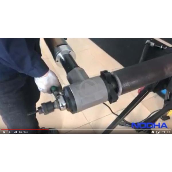 Compact Design Electric Pipe Beveling Machine Easy Installation / Operation