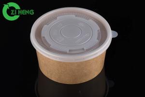 Buy cheap Desserts Hygiene Disposable Paper Bowls With Lids Smooth Top Break Proof product