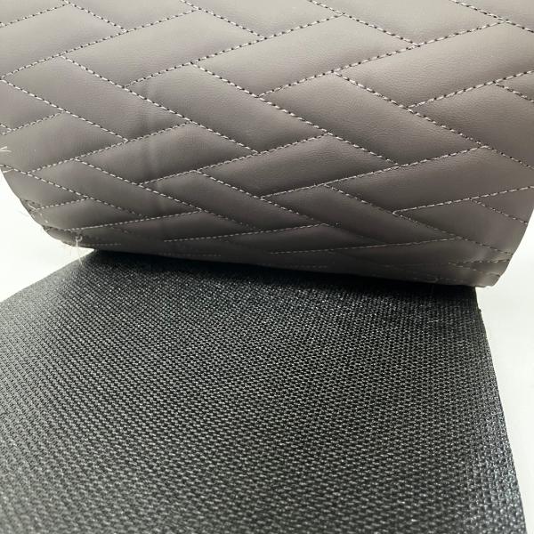 Dustproof Non Slip Embroidery PVC Leather For Upholstery / Sofa Making
