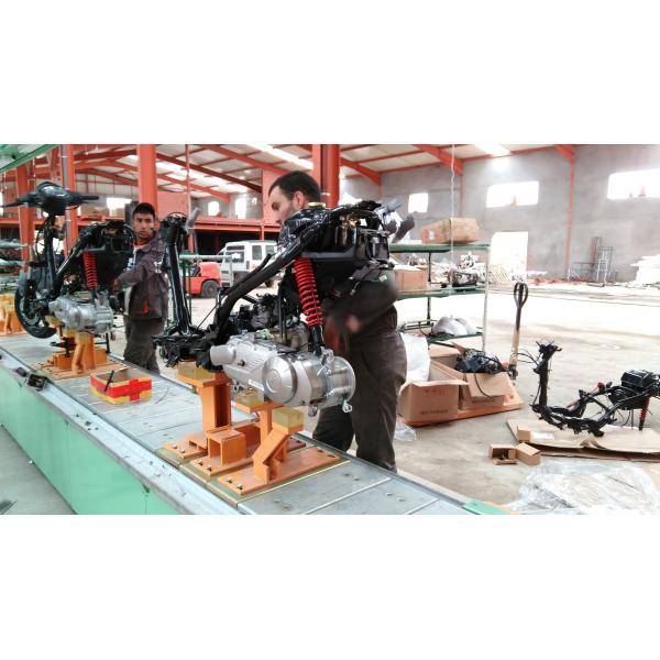 High Efficiency Motorbike / Motorcycle Assembly Line Production System Spray Paint Booth