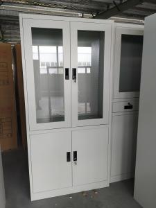 Buy cheap Multi-functional office used Used Steel Storage Cupboard file Cabinet light gray product