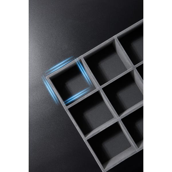 Luxury Fabric Finish PVC Plastic Drawer Divider Honeycomb Core Custom Drawer Organizer Diy