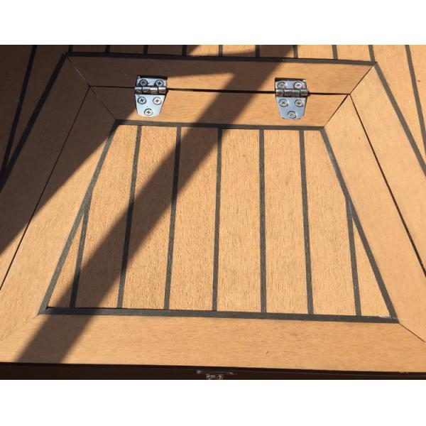 Flexible 5mm Sanding Flexiteek PVC Synthetic Teak Decking Mat for Boat/Yacht Flooring