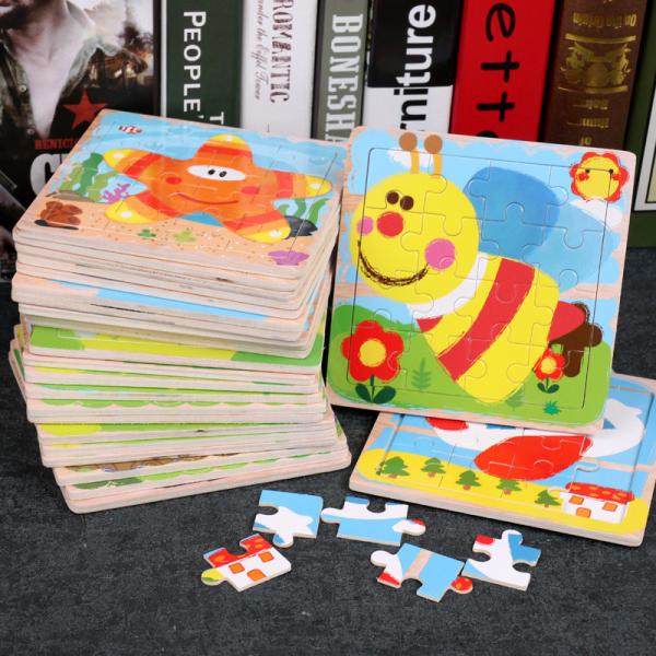 Quality Plain Animal Custom Cardboard Jigsaw Puzzles  Die Cut Paper Kids Educational for sale