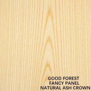 China Faced Natural Ash Crown Wood Veneer E0/E1 Fancy Plywood / Mdf / Chipboard Customized Length China Factory on sale