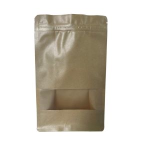 Paper Packaging Pouches With Good Sealing And Custom Window Design