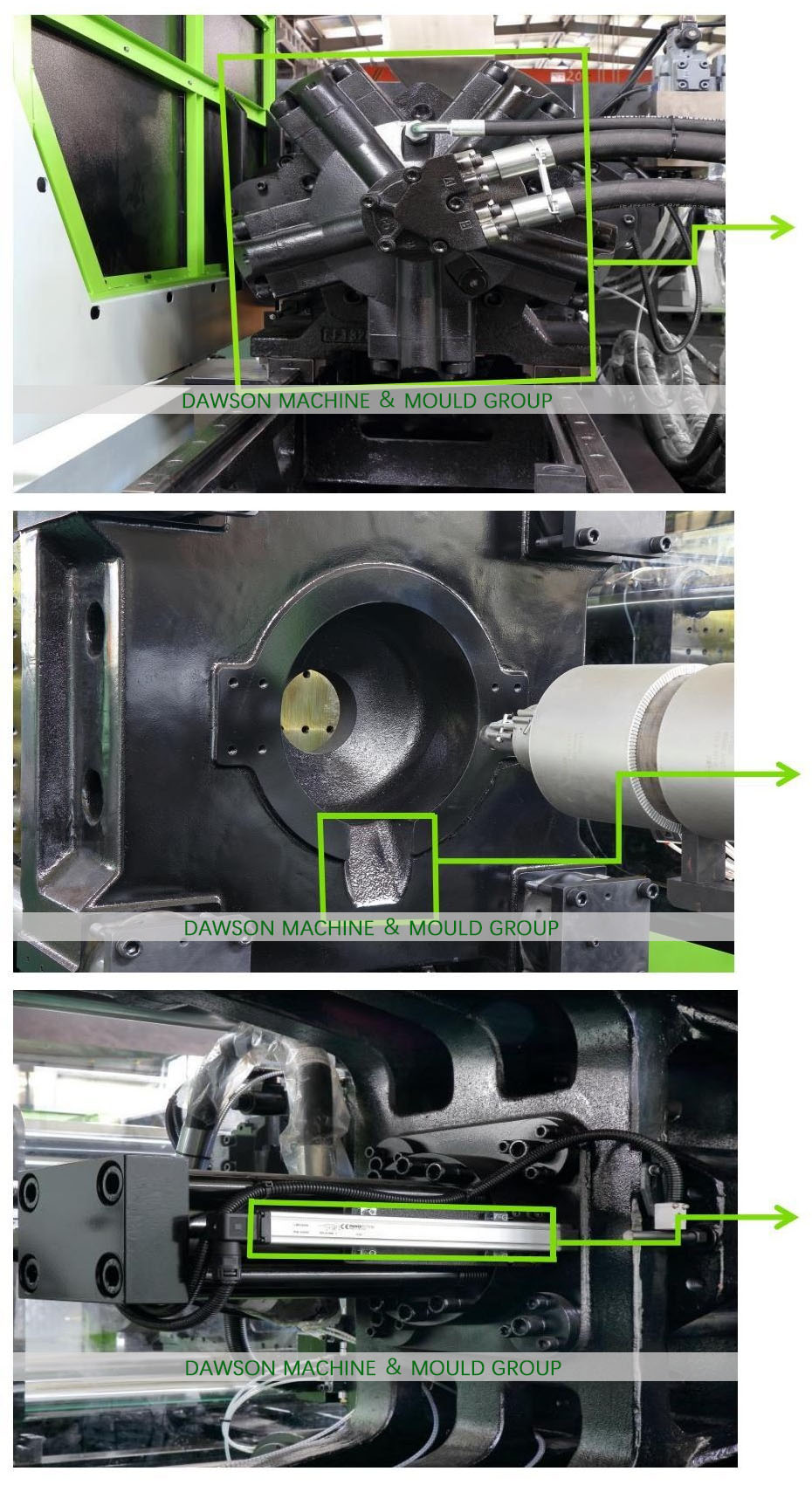 76.5 kW Power 48 Cavity PET Preform Injection Molding Machine with 10 Seconds Per Shot Cycle Time