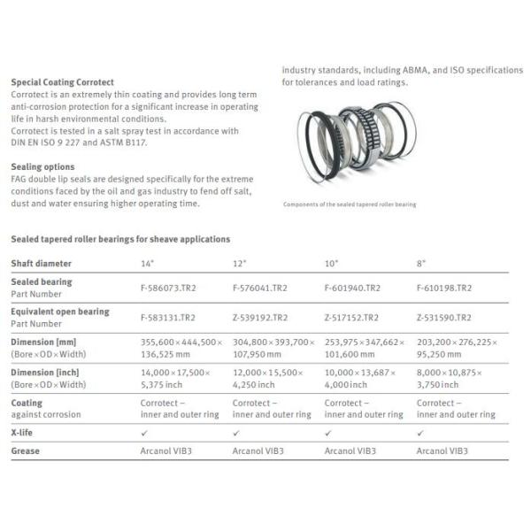 TAPERED ROLLER BEARING REF. FAG F-804108.TR2