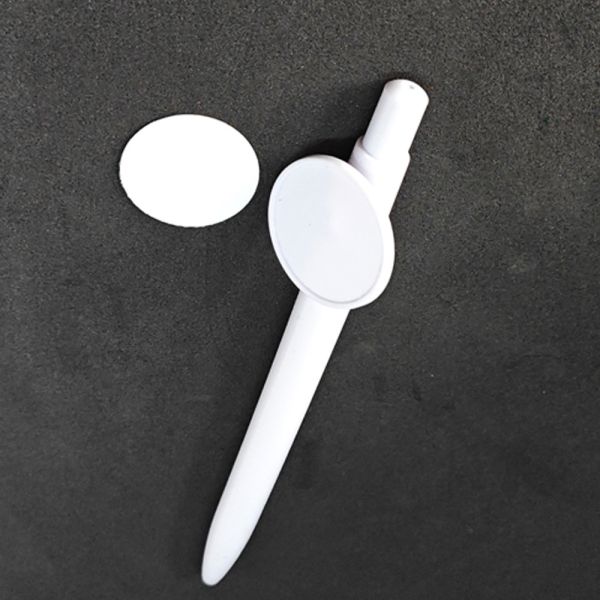 Custom Logo Blank Sublimation Plastic Ball Point Pen For Advertising Office School