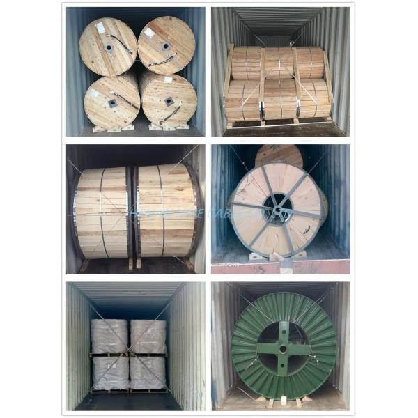 Up to 1590MCM ACSR Dog Rabbit Bare Overhead Conductor Cable with Bare Insulation Material