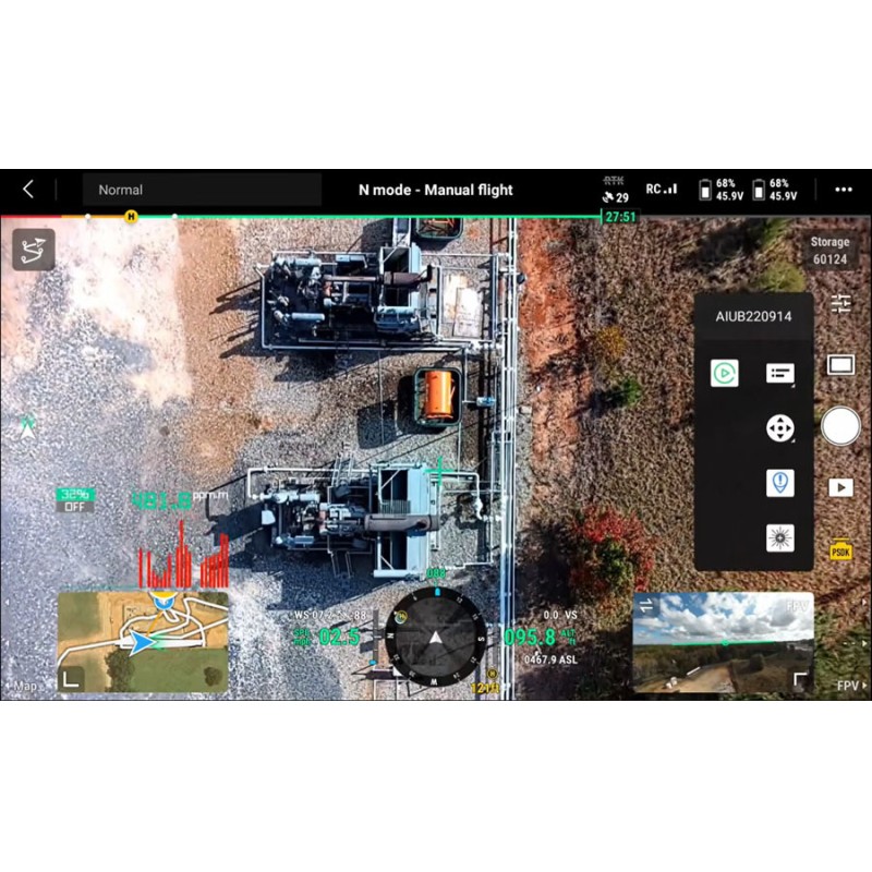 Drone Based U10 Remote Laser TDLAS Methane Natural Gas Leak Detector