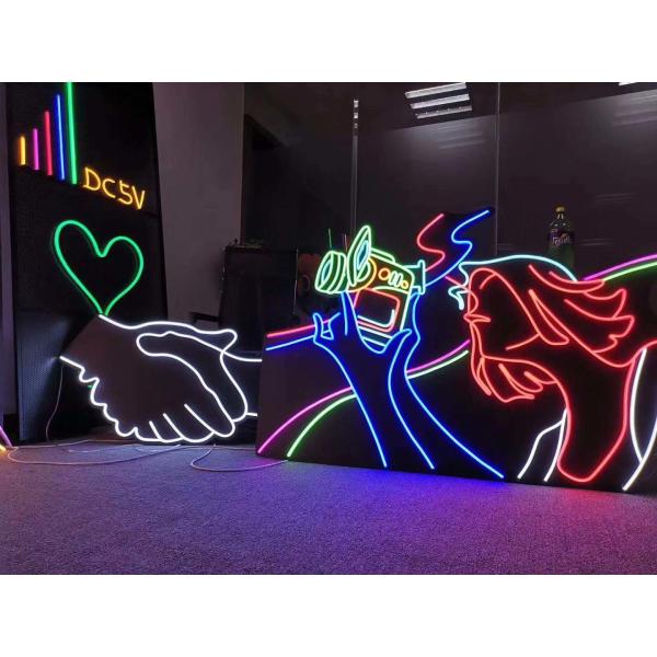 24V MINI Type Led Neon Flex Make Advertising Sign For Outdoor Use