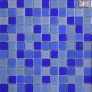 Buy cheap 300x300mmDecorative Glass Mosaic Tile Swimming Pool,Blue color product