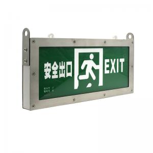 China Stainless Right Non Illuminated Emergency LED Exit Light 3 Watt 6500K on sale