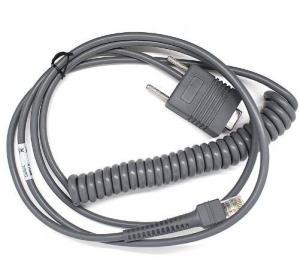 China For LS2208 Scanner 3M Rs232 Com Coiled Cable For Motorola Symbol LS2208 LS4208 DS6708 on sale