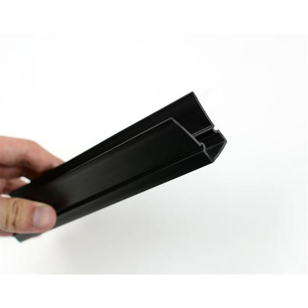 Colorful Soft PVC Glass Channel Profile Customized Plastic