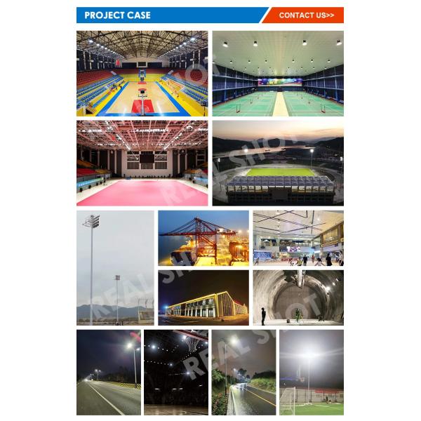 IP65 Waterproof LED Stadium Lighting with 50000 Hours Lifespan and SMD3030 LED for Sports Flood Lights