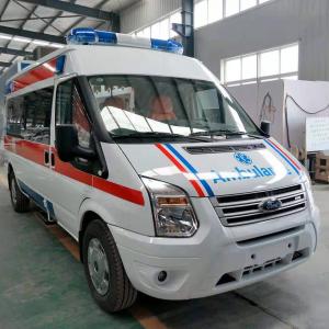 China Emergency Car Right Hand Drive Diesel Ambulance with Essential Medical Equipment on sale