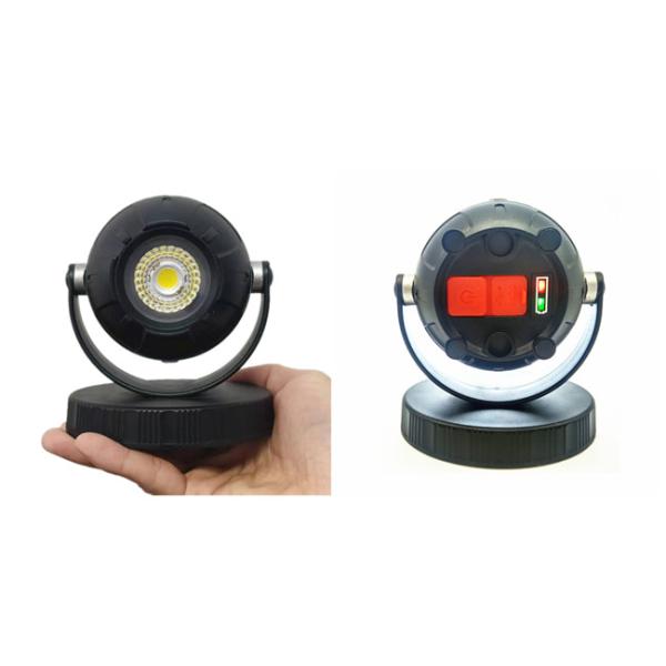 Ball Shape IP20 3W Led Hand Held Lights Detachable Magnetic Base