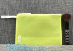 pvc zipper bag for cosmetics, slider biodegradable zipper bag, Portable PVC