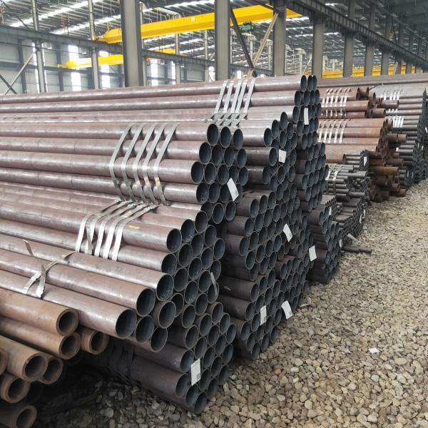 Custom OD 40mm Black Seamless Carbon Steel Tube ASTM Q235 Q195