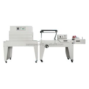 Buy cheap New design 2 in 1 L bar sealer L type sealing cutting machine and BS-A450 heat shrink tunnel packaging machine product