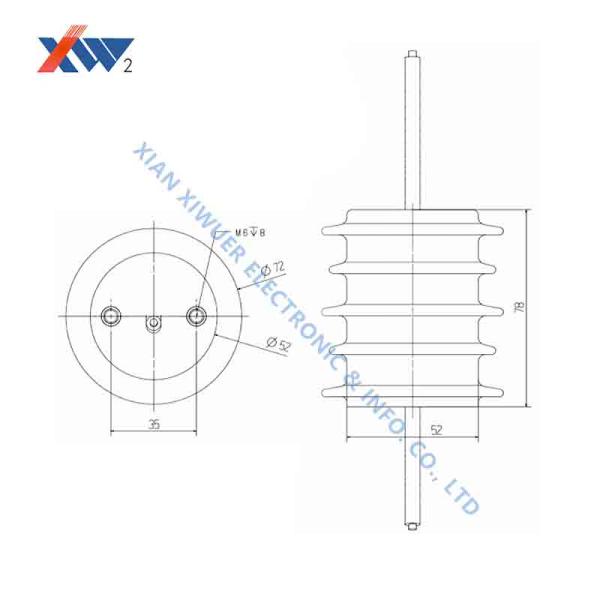 12KV Capacitive Voltage Detector with 42KV AC Withstand Voltage and Phase Sequence Measurement for Circuit Breakers