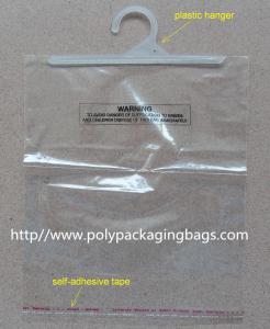 Buy cheap Professional Flexible Packaging Poly Bags With Hangers  / Custom Shopping Bags product
