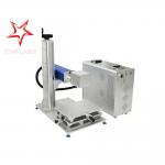 Air Cooling 30W Fiber Laser Marking Machine Permanent Process Table Printer