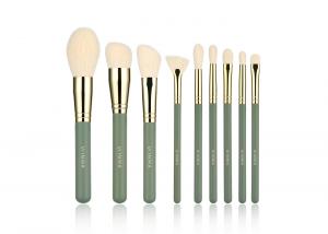 Buy cheap Vonira Beauty 9PCS Green Synthetic Fibre Makeup Brush Set Brochas Maquillaje Makeup Brushes product