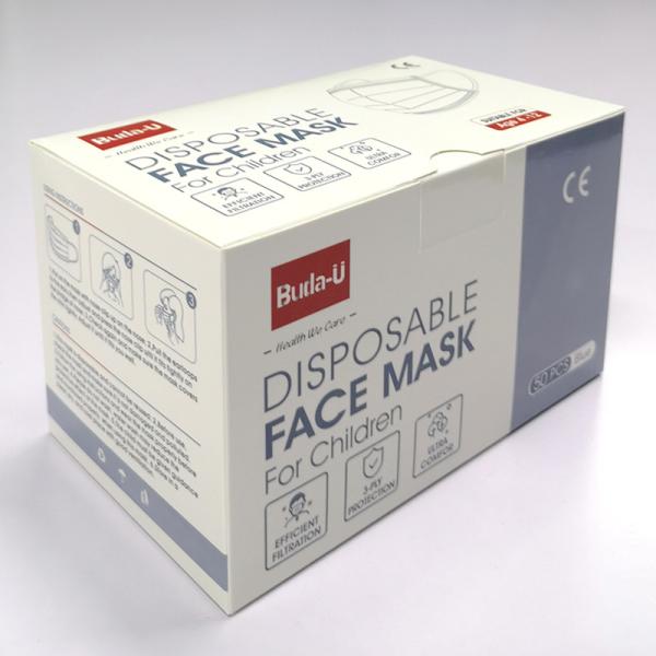 Childrens Disposable 3 Layer Mask , With Earloops , BFE≥98%. CE And FDA. Breathable And Comfortable