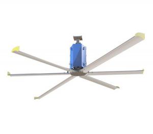 Buy cheap 6m Big air cooling HVLS Large Industrial Ceiling Fan Energy Efficient For Factory product