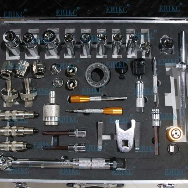 ERIKC 40 Sets Injector Universal Repair Disassembly Tool Kit Common Rail Injector Repair Tool