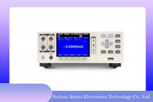 China LAN / RS232 / IO Precision DC Resistance Tester 4 Wire Test Mode on sale