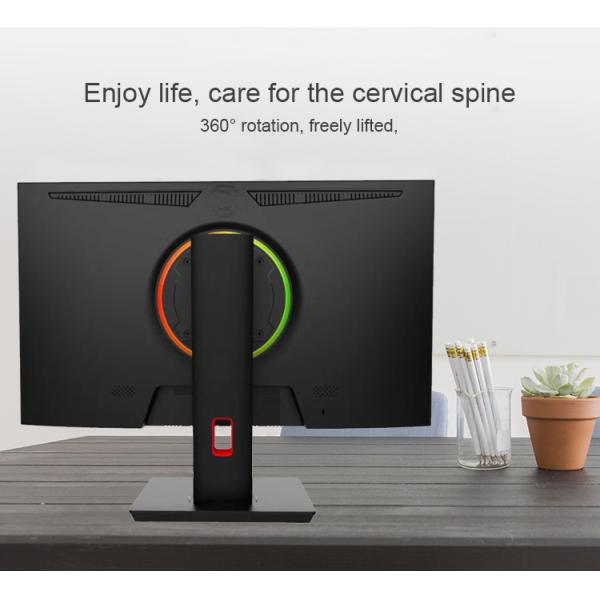 18.5" - 27" LCD Display Monitor All In One Table Stand Tilt Up Down 360 Degree Rotation Monitor Support Stand