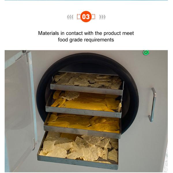 Home Vacuum Freeze Dryer Fruit Lyophilizer Equipment 4KG / Batch