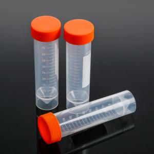Buy cheap Transparent 50ml Polypropylene Centrifuge Tubes for Laboratory Test product