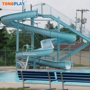 Buy cheap High-Capacity Fiberglass Spiral Water Slide with Customized Color for Over 8 from wholesalers