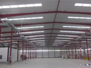 China Portale Frame Warehouse Building Design , Pre Engineer Prefab Warehouse Building on sale