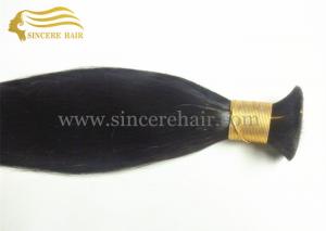 China 20 Straight Hair Extensions Bulk Hair for sale, 20 Black Straight Real Virgin Remy Human Hair Bulk Extensions For Sale on sale