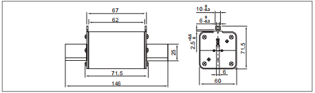IEC60269 200A 1000VDC Circuit Protection Fuse
