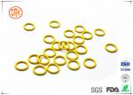 Yellow Waterproof Silicone O Ring Seal High Temperature Resistance For