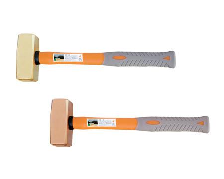 Quality Non Sparking Sledge Hammer 3000g German Type By Copper Beryllium for sale