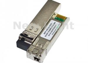 China Single Fiber Channel 10G Fiber Optic Transceiver / SFP LC Transceiver For Gigabit Ethernet on sale