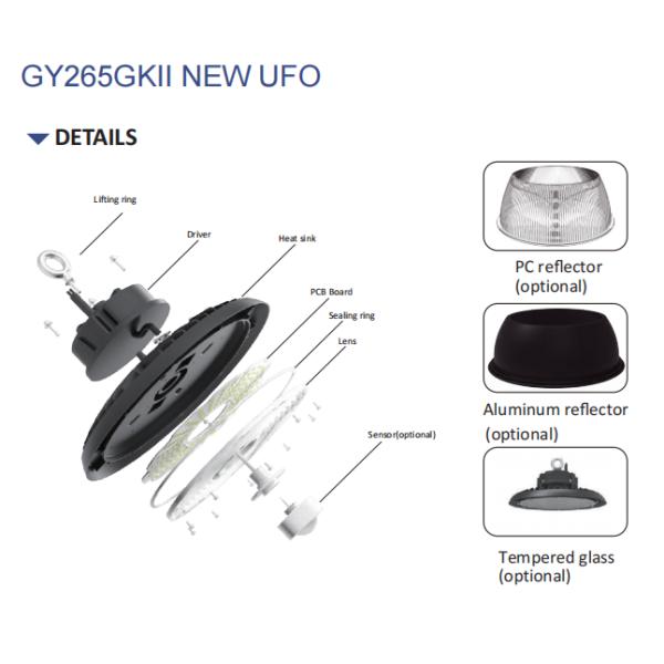 Die Casting LED UFO High Bay Light 200W 120W Warehouse Led Lighting